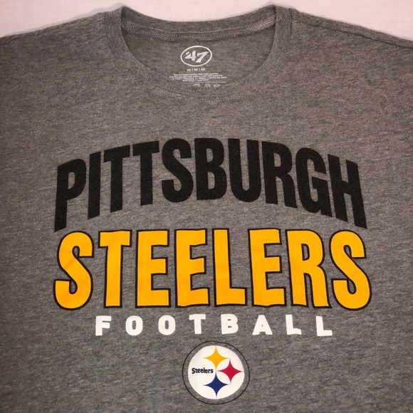 Men’s ‘47 Pittsburgh Steelers Short Sleeve Shirt M - Picture 2 of 6